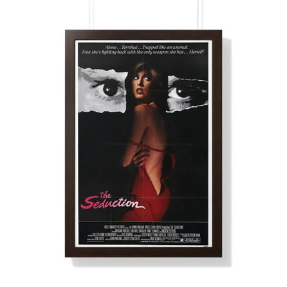 THE SEDUCTION 1982 - Framed Movie Poster 20" x 30" Walnut - The Sticker Space