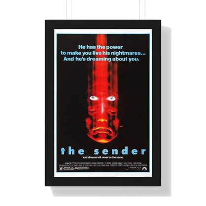 THE SENDER 1982 - Framed Movie Poster 16″ x 24″ Black - The Sticker Space
