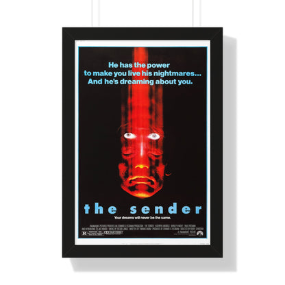 THE SENDER 1982 - Framed Movie Poster-16″ x 24″-The Sticker Space