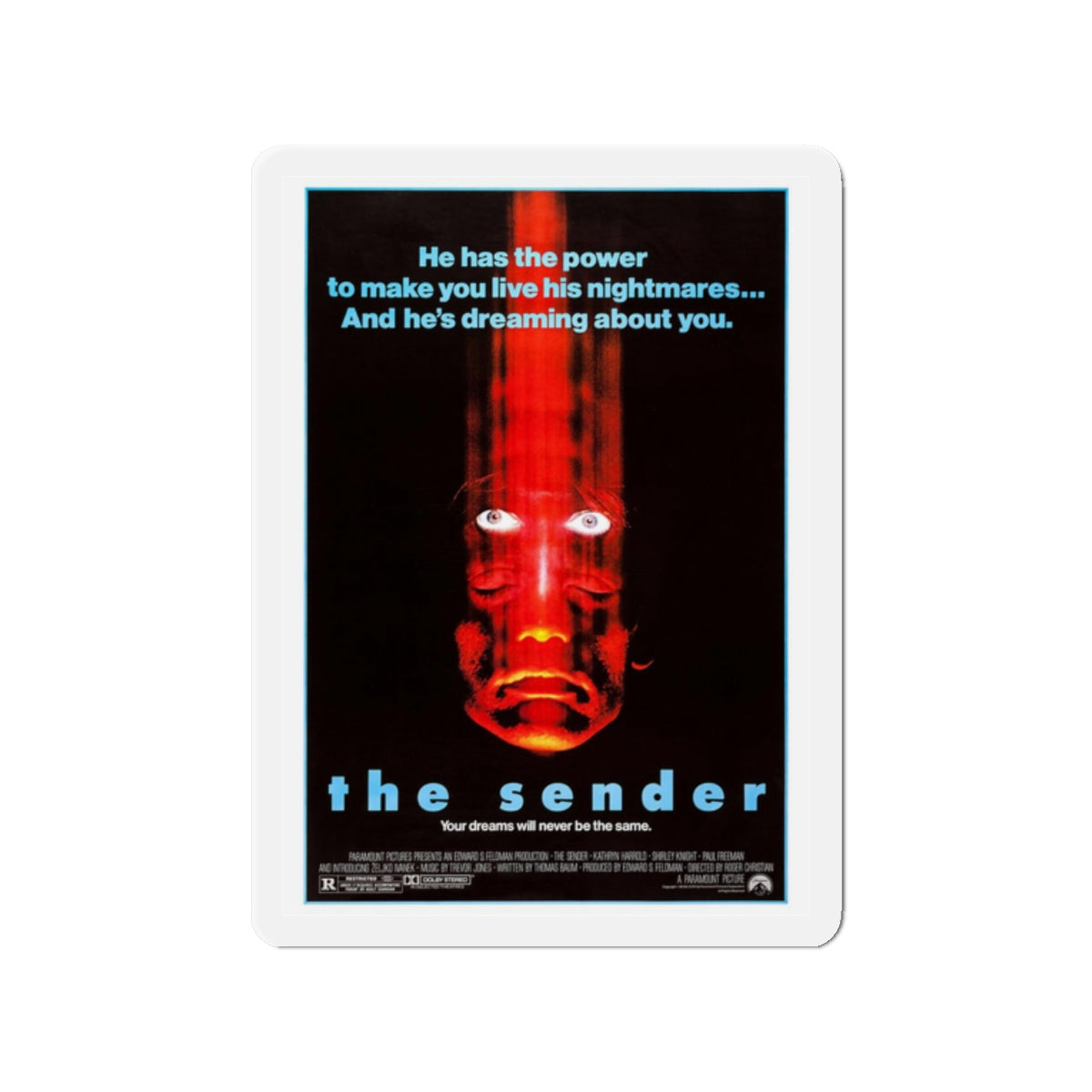 THE SENDER 1982 Movie Poster - Refrigerator Magnet