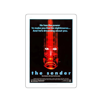 THE SENDER 1982 Movie Poster STICKER Vinyl Die-Cut Decal 4 Inch - The Sticker Space