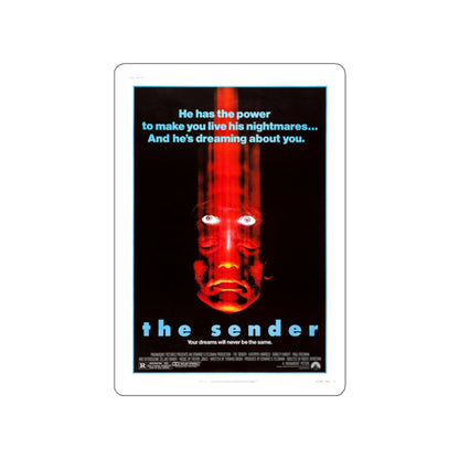 THE SENDER 1982 Movie Poster STICKER Vinyl Die-Cut Decal-White-The Sticker Space