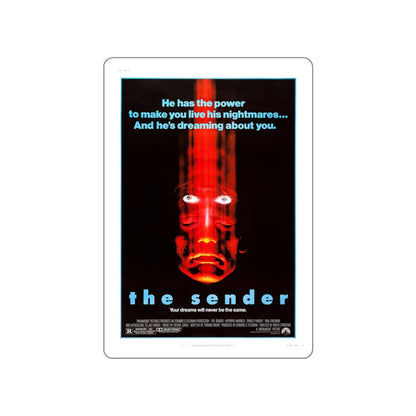 THE SENDER 1982 Movie Poster STICKER Vinyl Die-Cut Decal-White-The Sticker Space