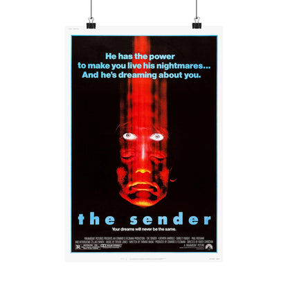 THE SENDER 1982 - Paper Movie Poster-12″ x 18″-The Sticker Space