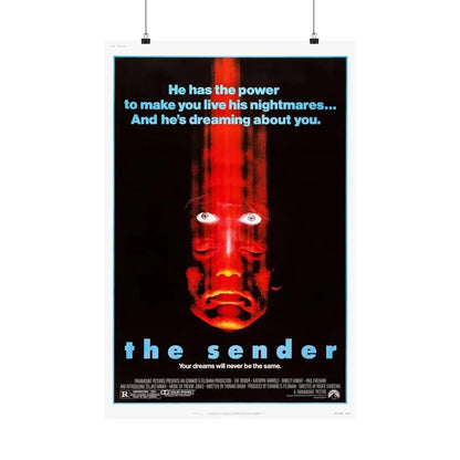 THE SENDER 1982 - Paper Movie Poster 20″ x 30″ Matte - The Sticker Space
