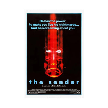 THE SENDER 1982 - Paper Movie Poster - The Sticker Space