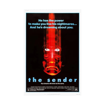THE SENDER 1982 - Paper Movie Poster - The Sticker Space
