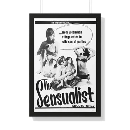 THE SENSUALIST 1966 - Framed Movie Poster 20" x 30" Black - The Sticker Space