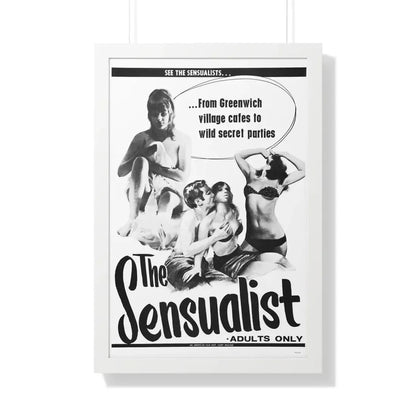THE SENSUALIST 1966 - Framed Movie Poster 20" x 30" White - The Sticker Space