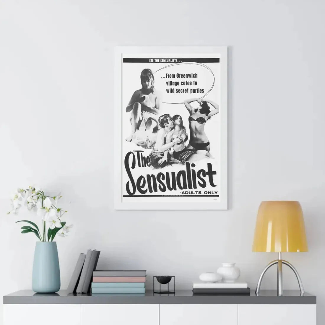 THE SENSUALIST 1966 - Framed Movie Poster - The Sticker Space
