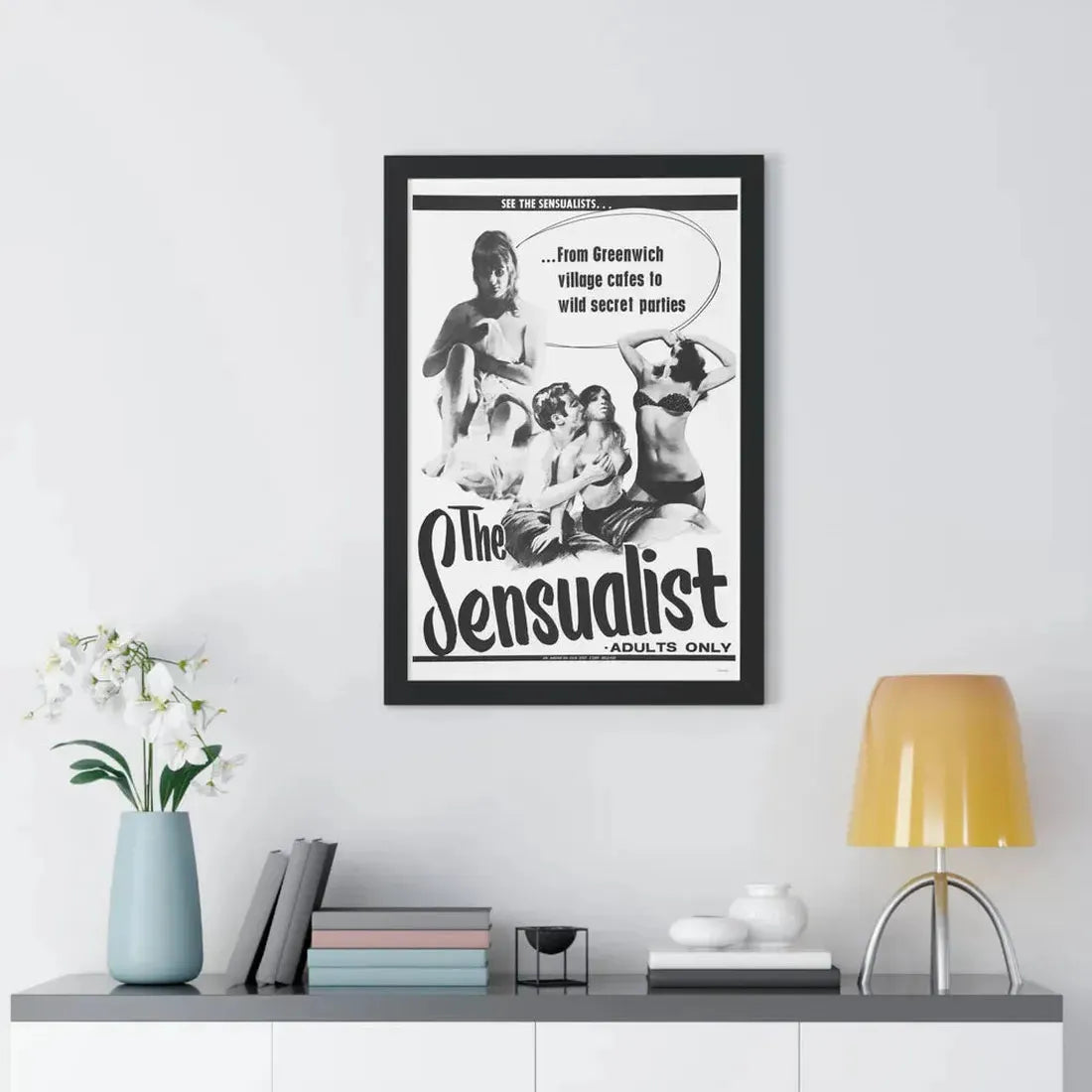 THE SENSUALIST 1966 - Framed Movie Poster - The Sticker Space
