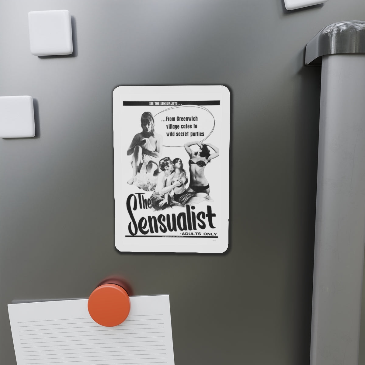 THE SENSUALIST 1966 Movie Poster - Refrigerator Magnet