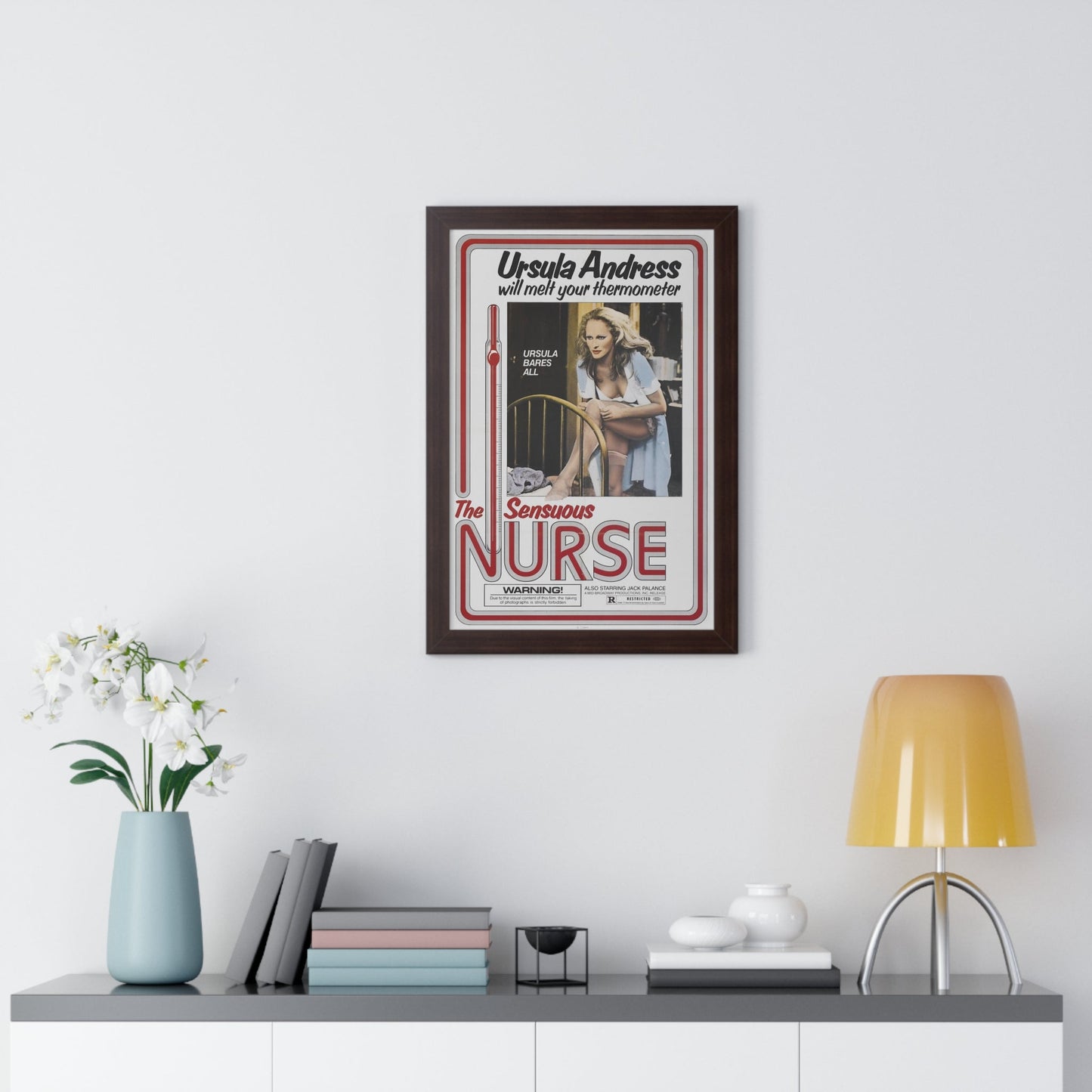 THE SENSUOUS NURSE 1975 - Framed Movie Poster-The Sticker Space