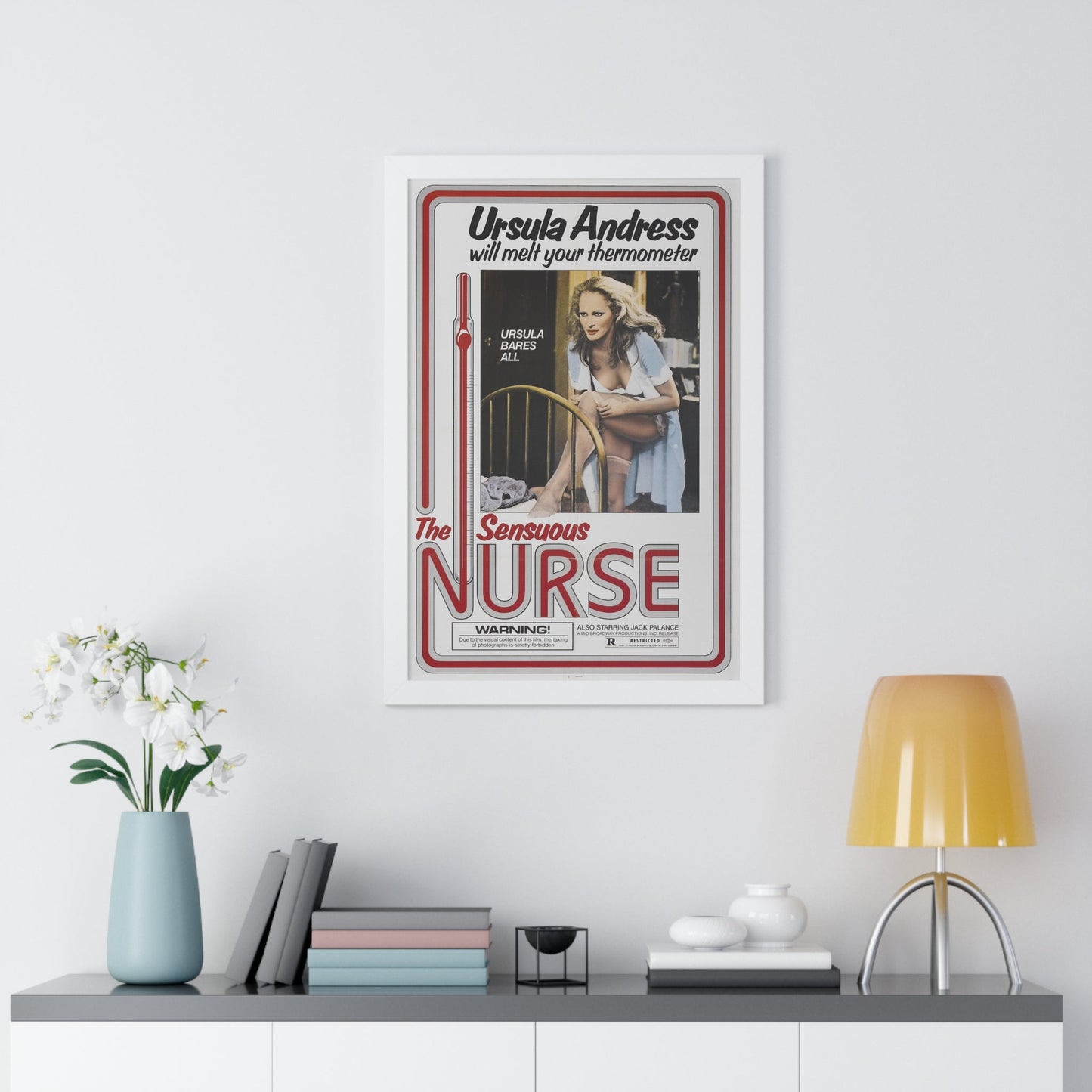 THE SENSUOUS NURSE 1975 - Framed Movie Poster-The Sticker Space