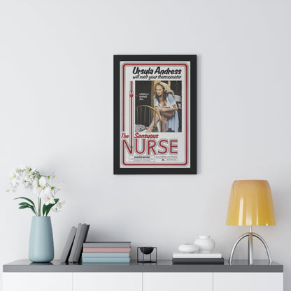 THE SENSUOUS NURSE 1975 - Framed Movie Poster-The Sticker Space