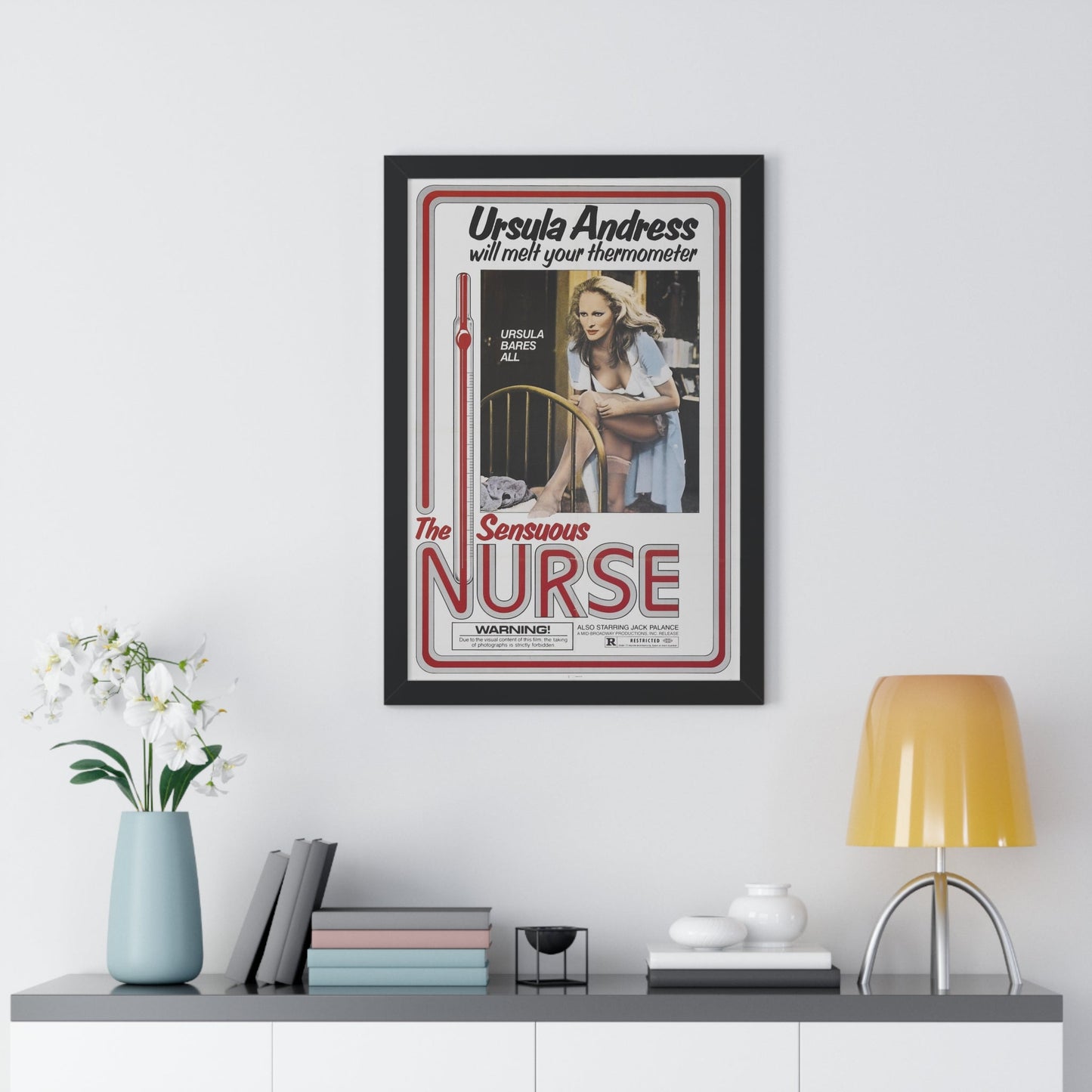 THE SENSUOUS NURSE 1975 - Framed Movie Poster-The Sticker Space