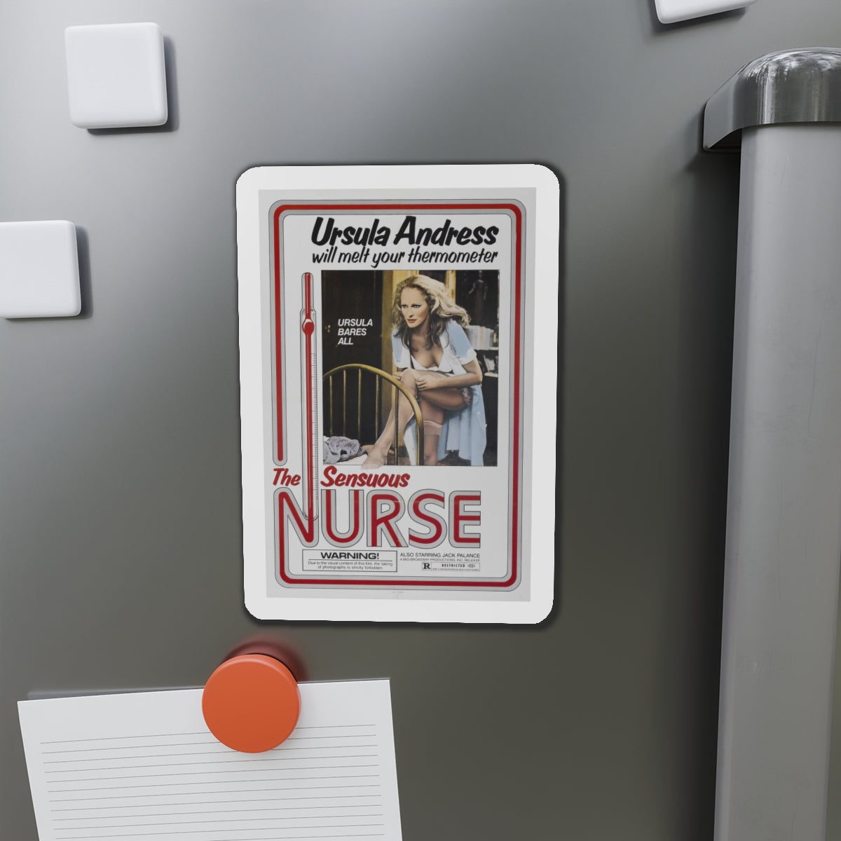 THE SENSUOUS NURSE 1975 Movie Poster - Refrigerator Magnet