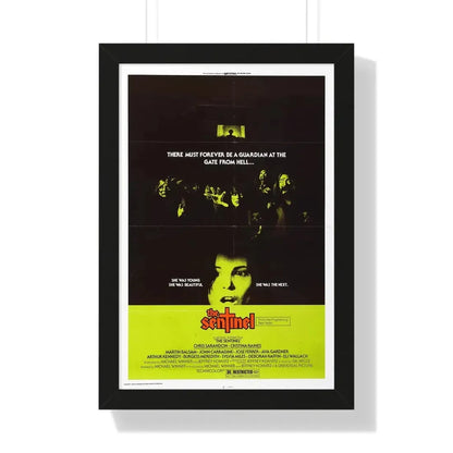 THE SENTINEL 1977 - Framed Movie Poster 16″ x 24″ Black - The Sticker Space