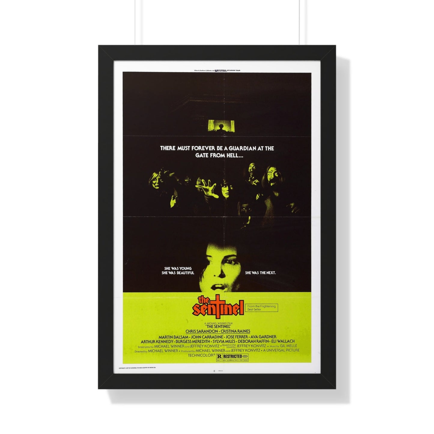 THE SENTINEL 1977 - Framed Movie Poster-20" x 30"-The Sticker Space