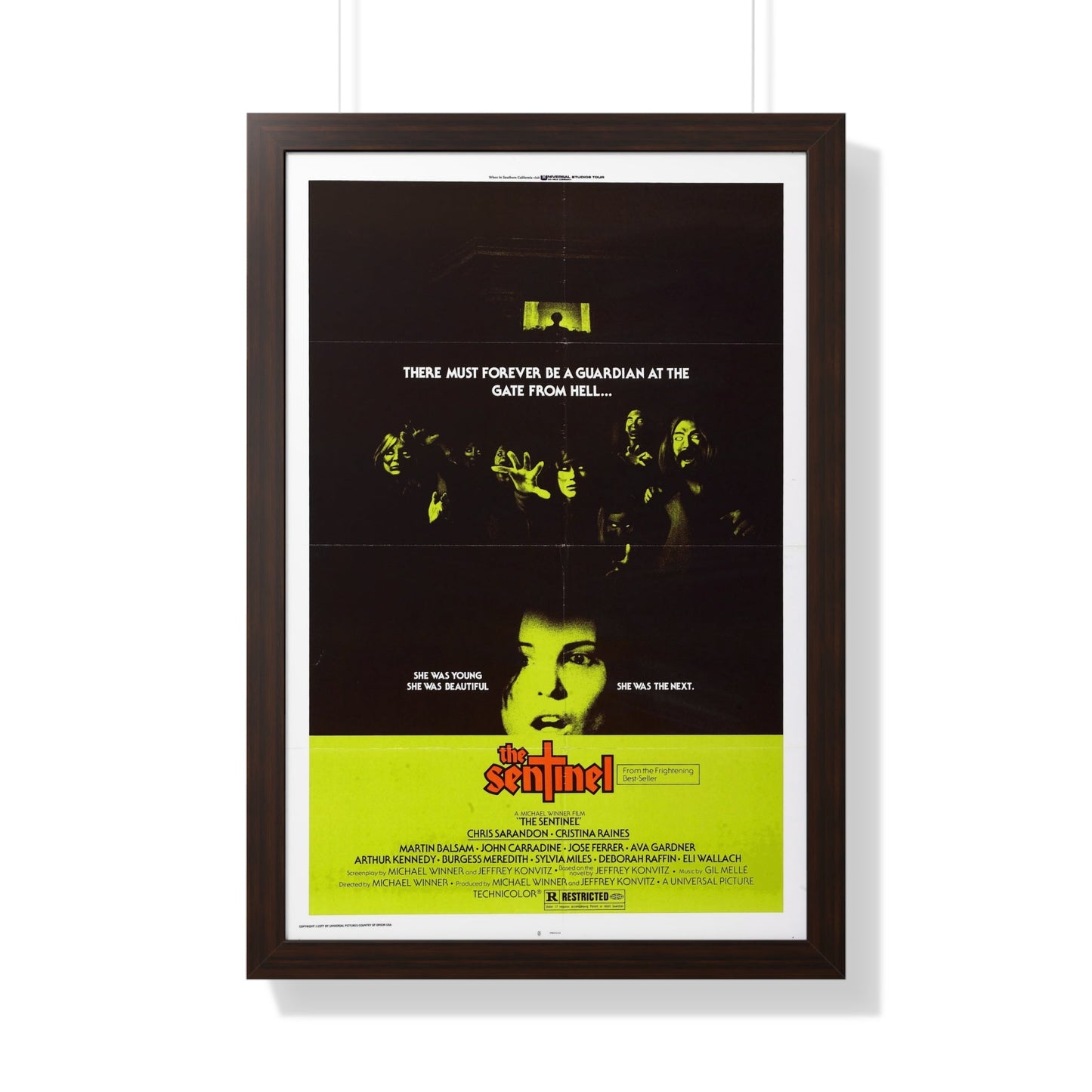 THE SENTINEL 1977 - Framed Movie Poster-20" x 30"-The Sticker Space