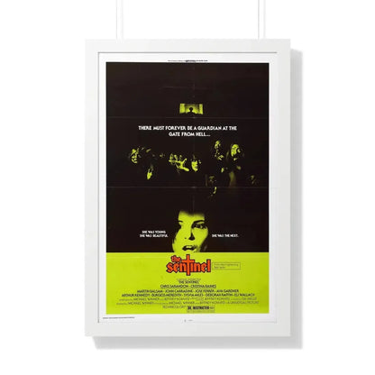 THE SENTINEL 1977 - Framed Movie Poster 20" x 30" White - The Sticker Space
