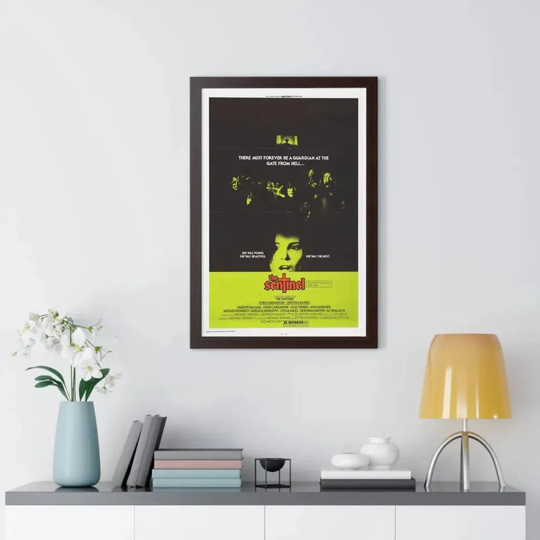 THE SENTINEL 1977 - Framed Movie Poster - The Sticker Space