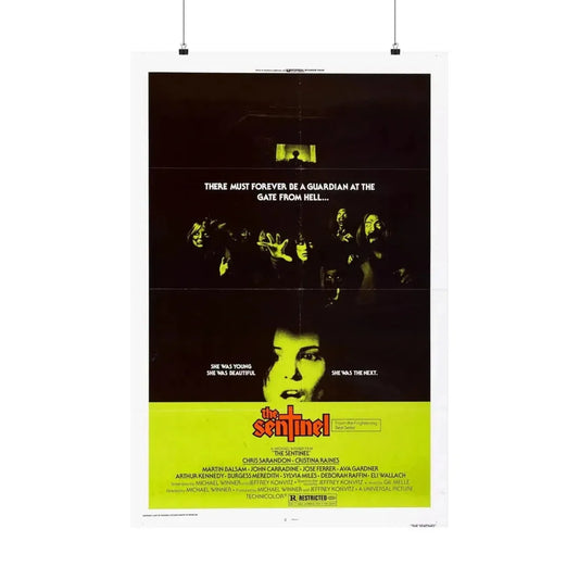 THE SENTINEL 1977 - Paper Movie Poster 24″ x 36″ Matte - The Sticker Space