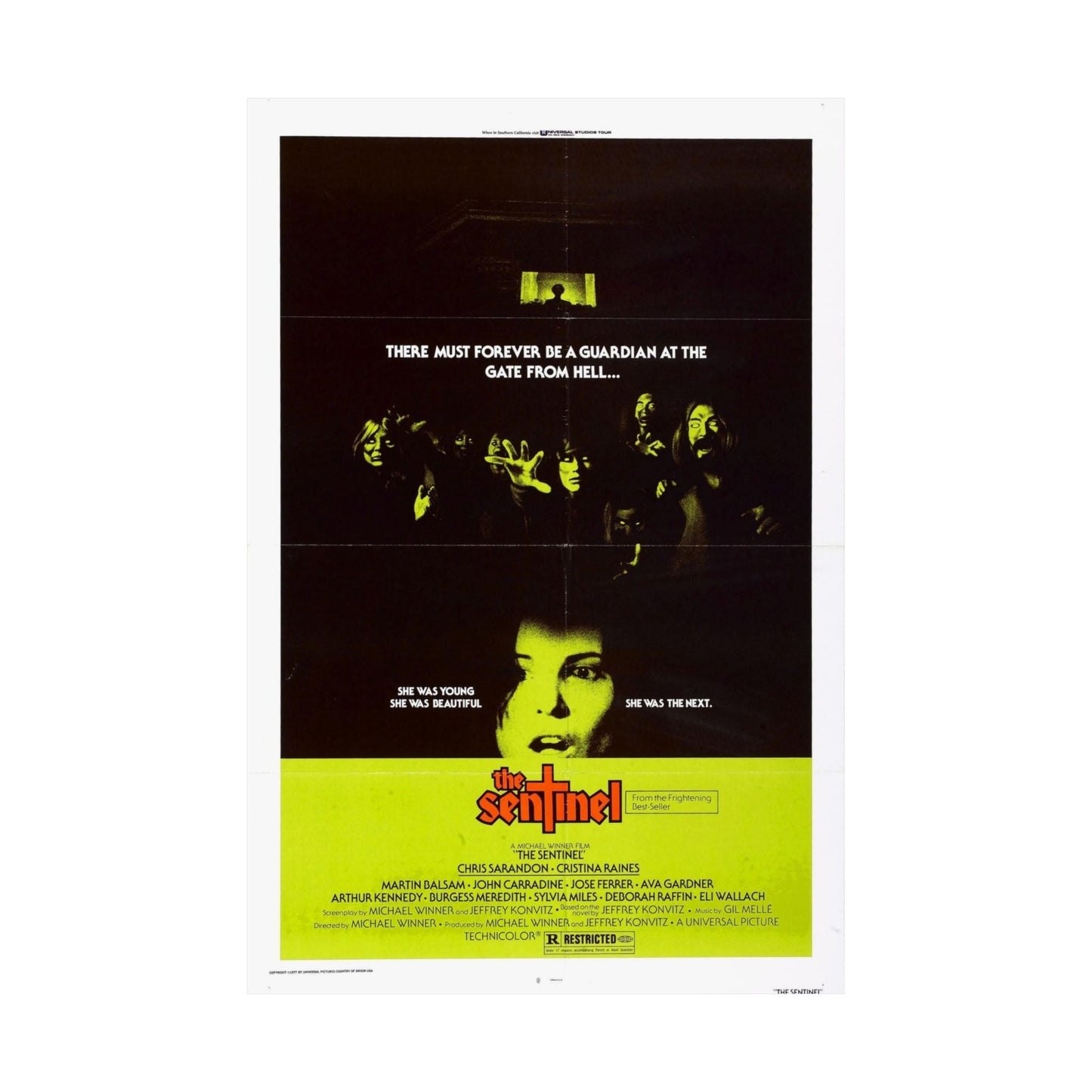 THE SENTINEL 1977 - Paper Movie Poster-The Sticker Space