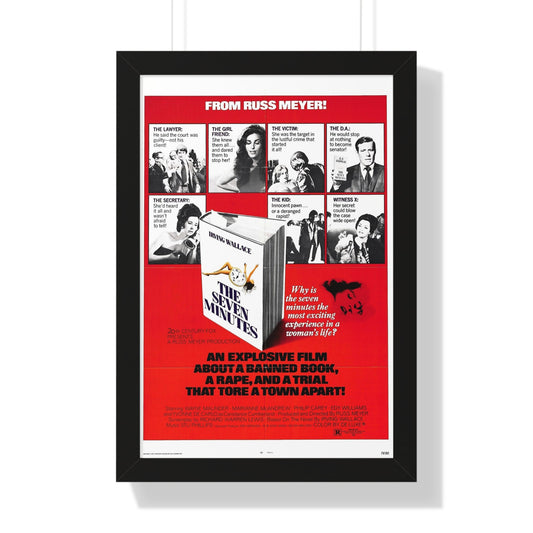 THE SEVEN MINUTES 1971 - Framed Movie Poster-16″ x 24″-The Sticker Space