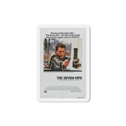 The Seven Ups 1973 Movie Poster Refrigerator Magnet 3 Inch - The Sticker Space