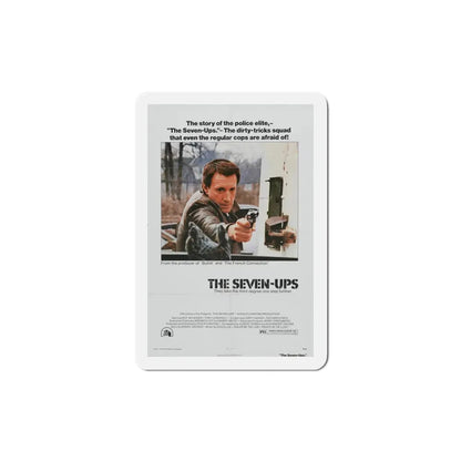 The Seven Ups 1973 Movie Poster Refrigerator Magnet 4 Inch - The Sticker Space