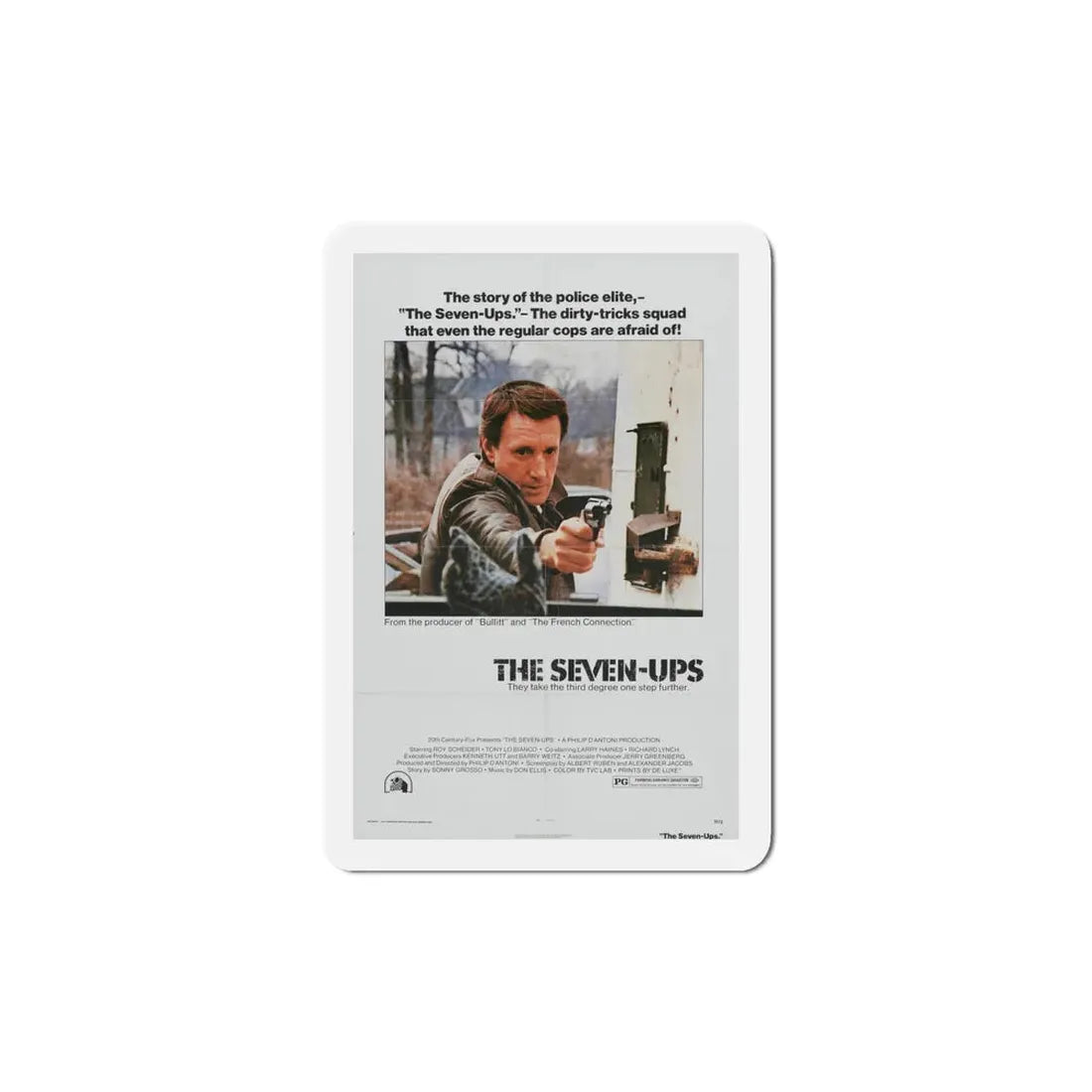 The Seven Ups 1973 Movie Poster Refrigerator Magnet 5 Inch - The Sticker Space