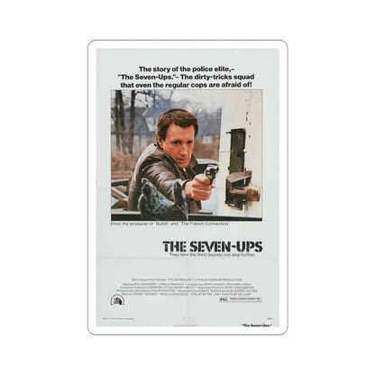 The Seven Ups 1973 Movie Poster STICKER Vinyl Die-Cut Decal 4 Inch - The Sticker Space