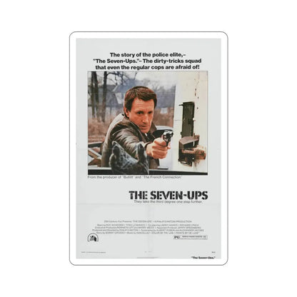 The Seven Ups 1973 Movie Poster STICKER Vinyl Die-Cut Decal 6 Inch - The Sticker Space