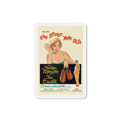 The Seven Year Itch 1955 Movie Poster Refrigerator Magnet 3 Inch - The Sticker Space