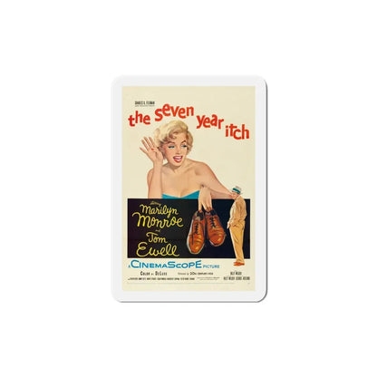 The Seven Year Itch 1955 Movie Poster Refrigerator Magnet 6 Inch - The Sticker Space