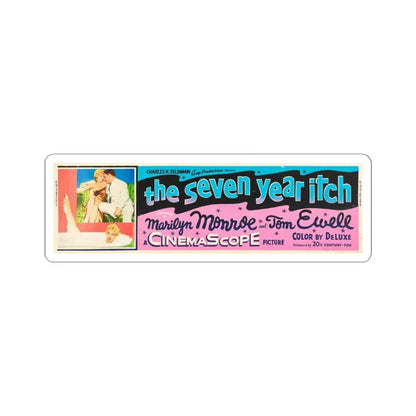 The Seven Year Itch 1955 v3 Movie Poster - STICKER Vinyl Kiss-Cut Decal 3 Inch White - The Sticker Space