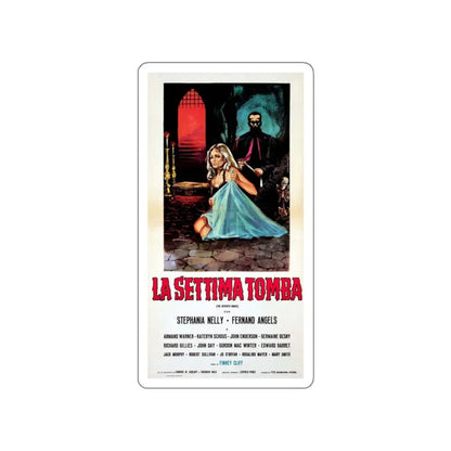 THE SEVENTH GRAVE 1965 Movie Poster STICKER Vinyl Die-Cut Decal 3 Inch - The Sticker Space