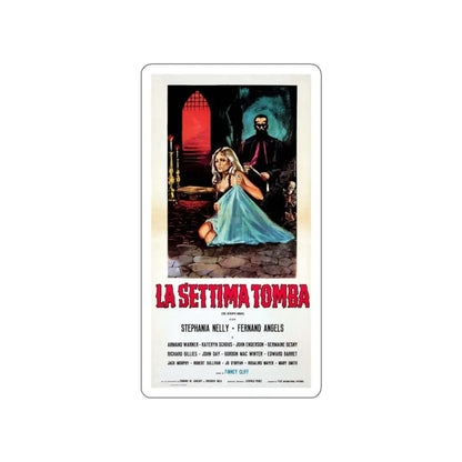 THE SEVENTH GRAVE 1965 Movie Poster STICKER Vinyl Die-Cut Decal 4 Inch - The Sticker Space