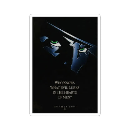 The Shadow 1994 Movie Poster - STICKER Vinyl Kiss-Cut Decal 3 Inch White - The Sticker Space