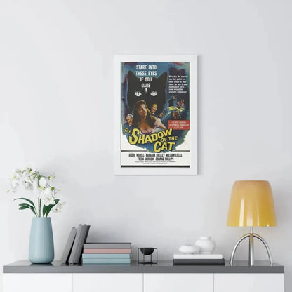 THE SHADOW OF THE CAT 1961 - Framed Movie Poster - The Sticker Space