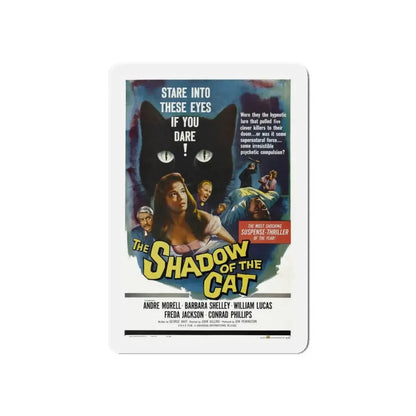 THE SHADOW OF THE CAT 1961 Movie Poster - Refrigerator Magnet 6 Inch - The Sticker Space
