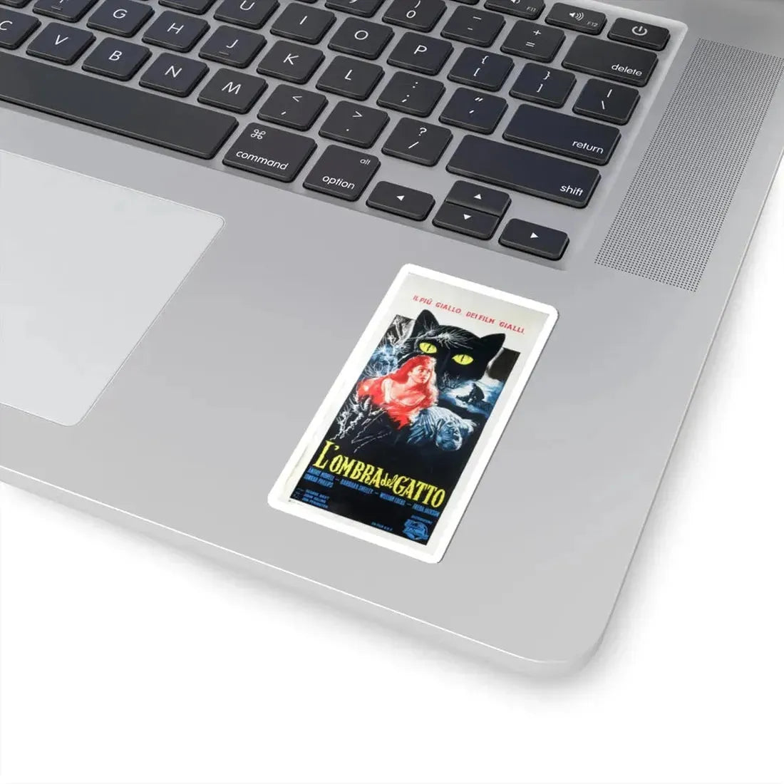 THE SHADOW OF THE CAT (ITALIAN) 1961 Movie Poster - STICKER Vinyl Kiss-Cut Decal - The Sticker Space