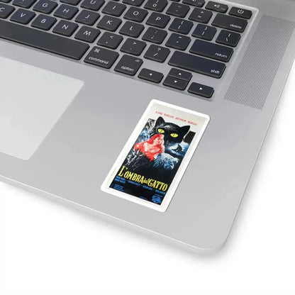THE SHADOW OF THE CAT (ITALIAN) 1961 Movie Poster - STICKER Vinyl Kiss-Cut Decal - The Sticker Space