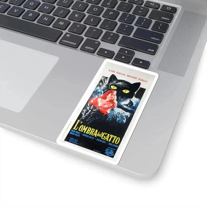 THE SHADOW OF THE CAT (ITALIAN) 1961 Movie Poster - STICKER Vinyl Kiss-Cut Decal - The Sticker Space