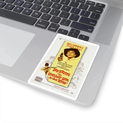 The Shakiest Gun in the West 1968 Movie Poster - STICKER Vinyl Kiss-Cut Decal - The Sticker Space
