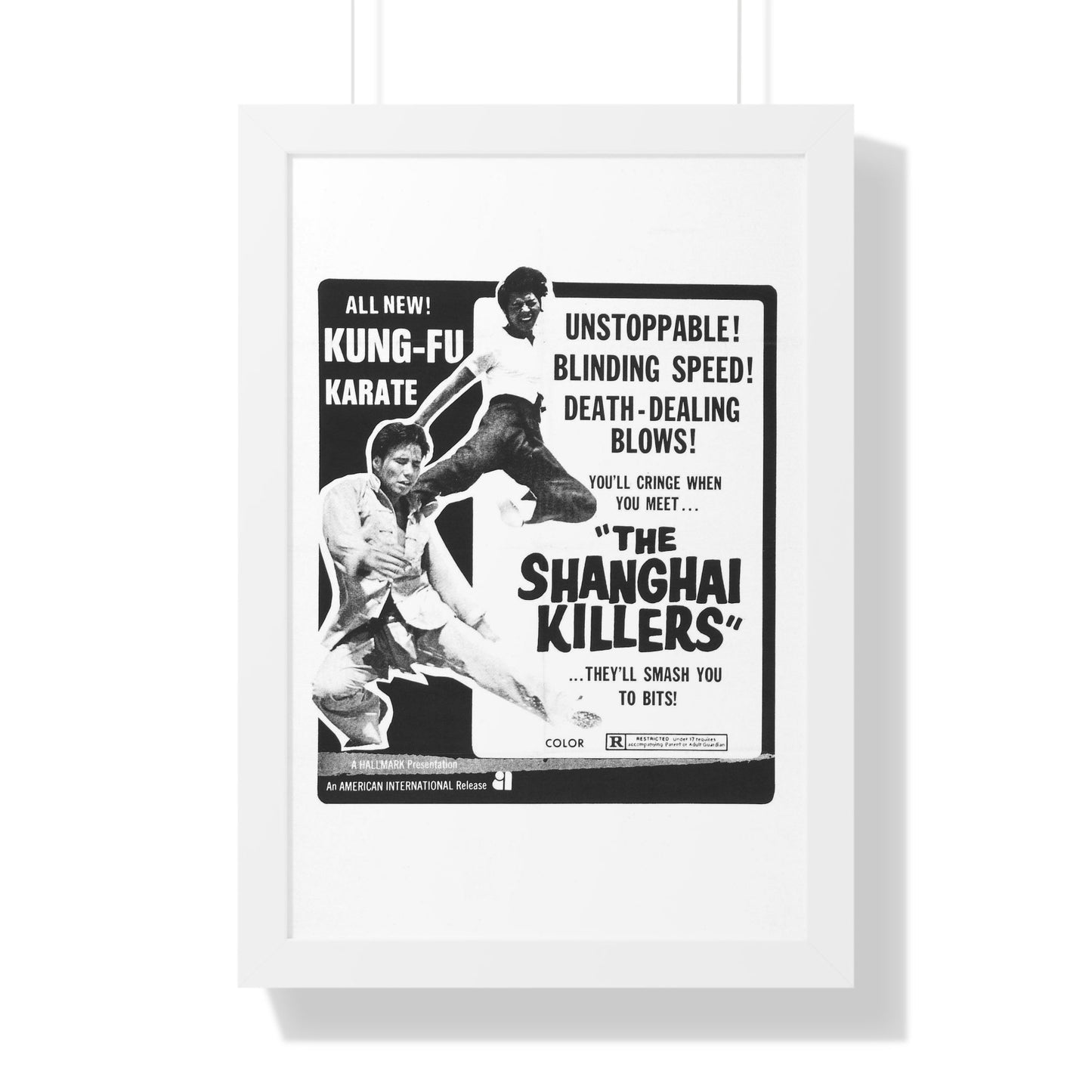 THE SHANGHAI KILLERS 1971 - Framed Movie Poster-16″ x 24″-The Sticker Space