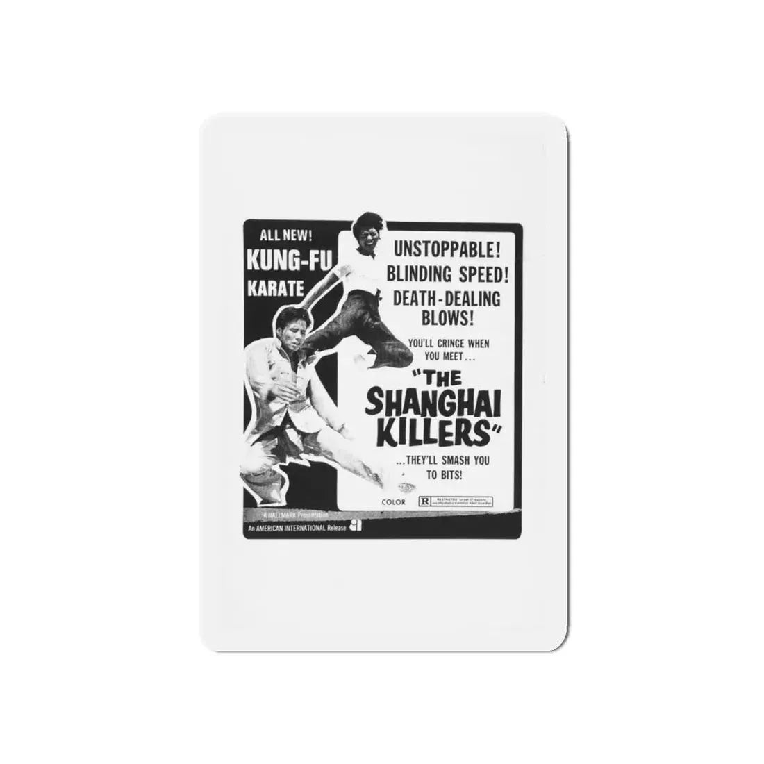 THE SHANGHAI KILLERS 1971 Movie Poster - Refrigerator Magnet 5 Inch - The Sticker Space