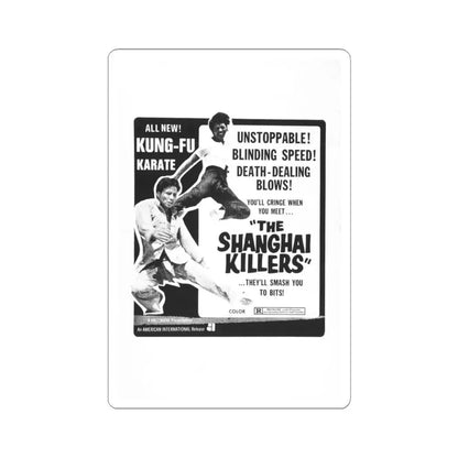 THE SHANGHAI KILLERS 1971 Movie Poster - STICKER Vinyl Kiss-Cut Decal 3 Inch White - The Sticker Space