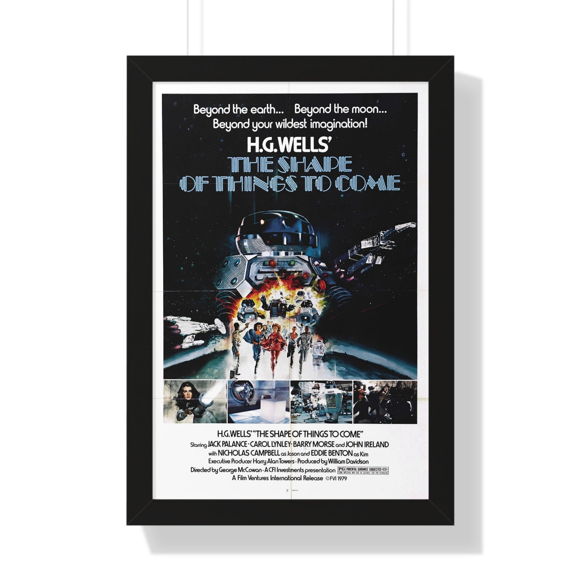 THE SHAPE OF THINGS TO COME 1979 - Framed Movie Poster-16″ x 24″-The Sticker Space